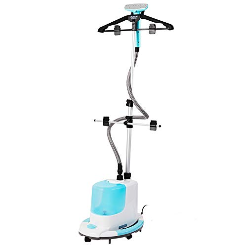 jiChenxiang Plancha de Vapor de Alta Potencia de 1500 W, Velocidad 40S, Potente vaporizador de Ropa con Pedal y Ruedas giratorias, Ideal para centros comerciales, 2,5 L (Color Verde)