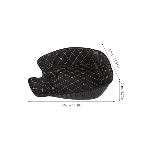 Almohadilla protectora para baúl de moto con ajuste universal y forro interior acolchado 6