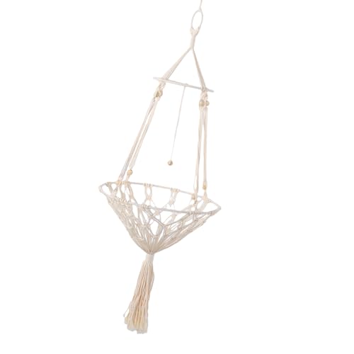 Hamac macramé pour chat contre l'ennui - Lit suspendu de repos - 8