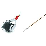 WOLF Garten 71AAA037650 Rasenkantenschneider Multi-Star RB-M NEU2018, Rot 40x15x16 cm & WOLF-Garten - Eschen-Holzstiel 170 cm multi-star® ZM 170