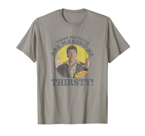 Seinfeld Kramer Pretzels are Making Me Thirsty Circle T-Shirt