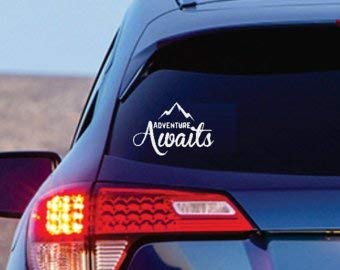 ISEE 360® Adventure Awaits Vinyl Decal Sticker for Cars, Hoods, Bumpers ...
