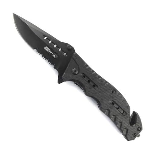 NAUTIKA Canivete Rescue Preto