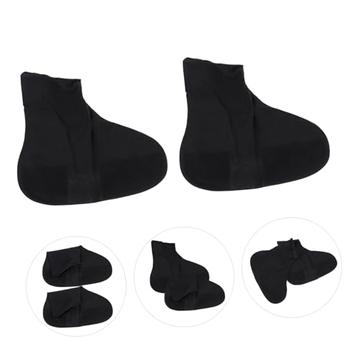 Cubierta impermeable para calzado de ciclismo, protector de botas para lluvia, antideslizante, reutilizable, color negro miniatura 4