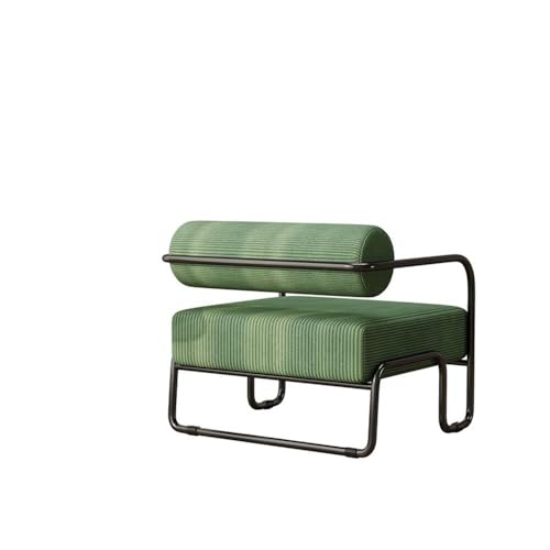Sillón Curvo Tela Verde Menta miniatura 5