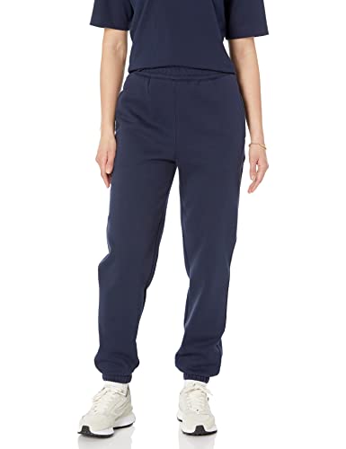 Amazon Essentials Women's Relaxed High Waist Joggers (Available in Plus Size), Navy, Small