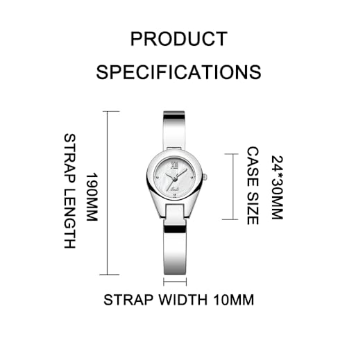 Montre à quartz analogique chic à chiffres romains finition premium