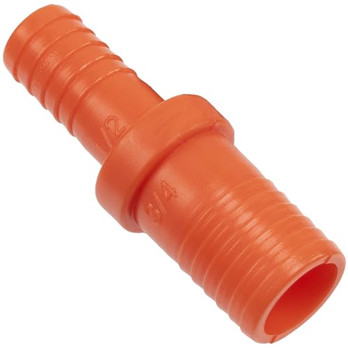 AERZETIX - Lote de 4 reductores acanalados 3/4'x1/2' para manguera de riego | plástico | manguito conexión reducido sistema riego equipo accesorio jardinería