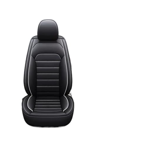 Couvre siège de voiture KIRYU noir blanc housse auto universelle style 3D 5 places