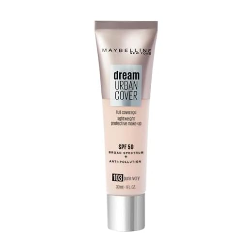 Maybelline New York Dream Urban Cover 103 Pure Ivory, 1-pack (1 x 30 ml)