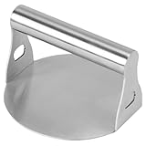 TOYANDONA Burger Patty Press Runde Form Manuelle Fleischpresse Küchenwerkzeug für Gleichmäßige Patties für Grillpartys und Familienfeiern