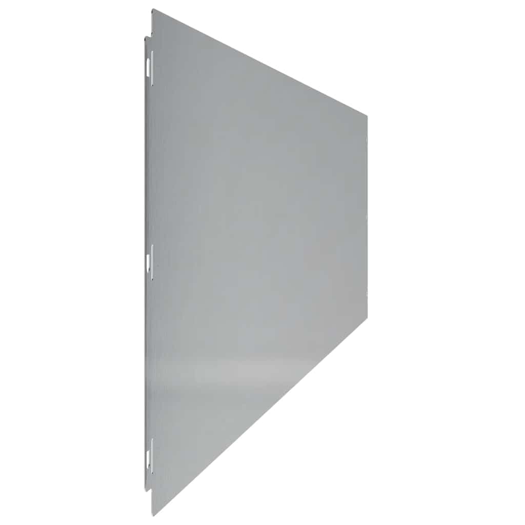 Krawędzie trawnika ze stali ocynkowanej, 20 szt., 25 x 103 cm, elastyczne, wytrzymałe, odporne na rdzę i korozję, do obramowania grządek, krawędzi koszenia, palisady, ograniczenia dróg w