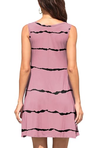 Image of WEACZZY Women Summer Casual Swing T Shirt Dresses Beach Cover up Loose Dress