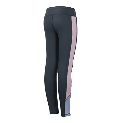 New Balance Kids Girls' Little Fast Track Tight, Thunder/Contrast, 5 #TOP4