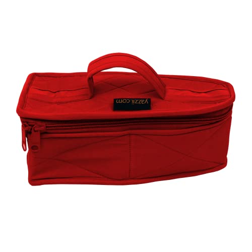 Image of Yazzii Mini Iron Storage Case - Iron Protective Cover - Travel Iron Holder with Handle & Zipper Closure - Iron Carrying Storage Bag -Red Dustproof & Easy To Carry Red