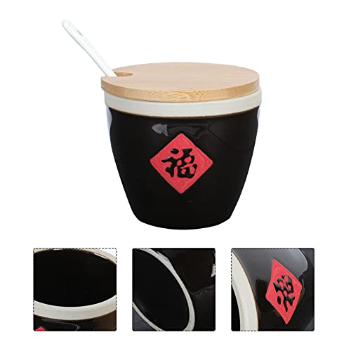 TOYANDONA 1 Set Keramische Opslag Jar Vintage Chinese Porselein Thee Bus Pot Met Deksel En Koffie Tin Thee Caddy Koffie… - Image 3