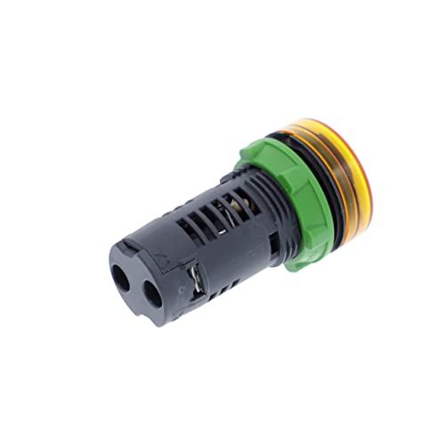 Piloto luminoso naranja monobloque 120V para panel de control 4