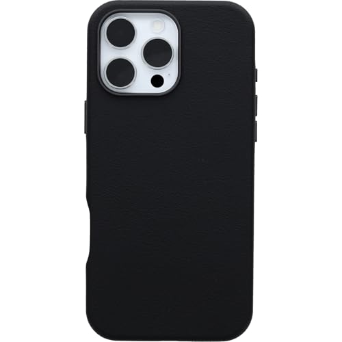 Image of OtterBox iPhone 16 Pro Max Symmetry Series Cactus Leather for MagSafe - Noir Ash Black