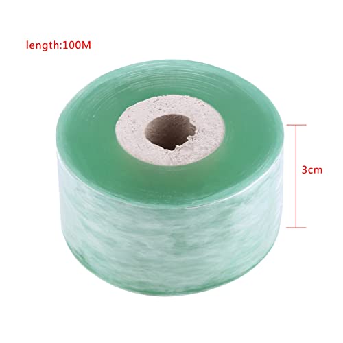 Fafeicy PVC Fruit Tree Grafting Tape, Secateurs Engraft Branch Gardening Tool (3CM*100M), Default - Image 3