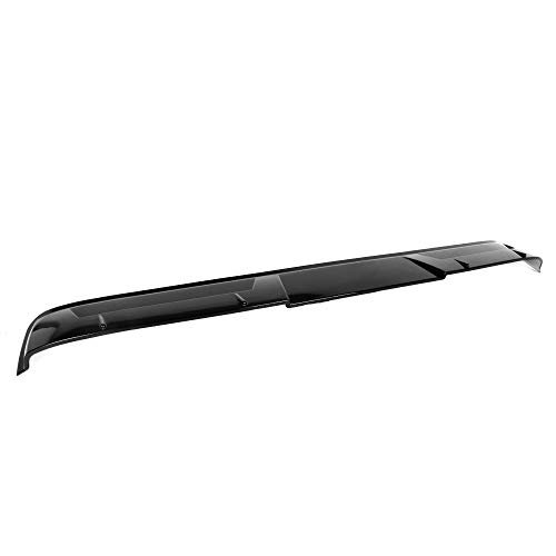 Compatible With 2018-2020 Toyota Camry V2 Style Roof Spoiler Gloss Black ABS By