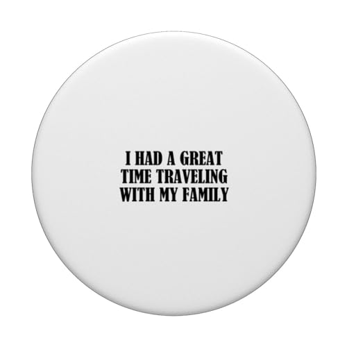 I had a great time traveling with my family PopSockets Swappable PopGrip, Black - Image 3
