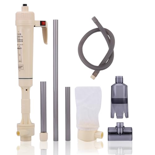 Aquarium syphon pour poissons KUIDAMOS élimine la vase du gravier et renouvelle l'eau sale