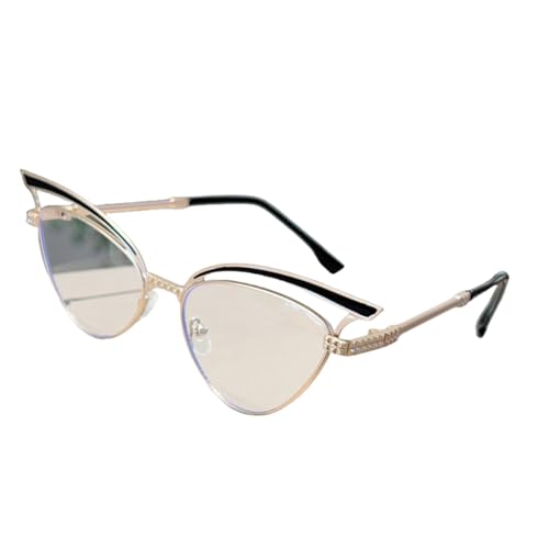 Lunettes œil de chat vintage au bureau et sur écran avec protection lumière bleue