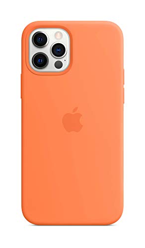 Image of Apple iPhone 12 and iPhone 12 Pro Silicone Case with Magsafe - Kumquat