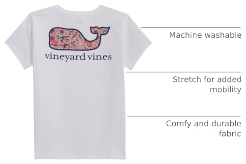 Image of Vineyard Vines Kids Spirit Whale Fill Short Sleeve (Toddler /Little Kid /Big Kid)