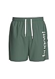 bugatti Herren Giovanni Men, Swim Shorts 428969, Green, XL