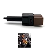 Zehiony Car Brake Light Switch, Cruise Control Stoplight Cutout Switch, Plug and Play Replacement OEM# 25300-3RA0A 25300-4M400 25300-AT300 25300-AT30A, Compatible with Infiniti Nissan (Black)