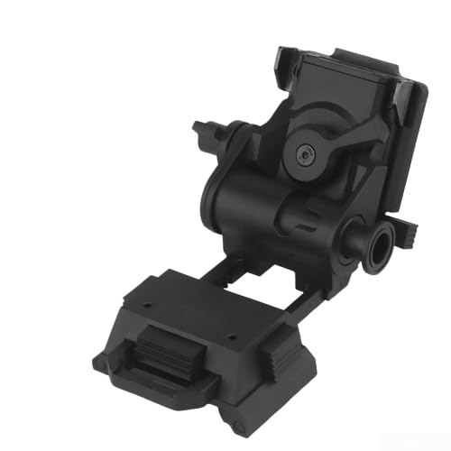 Suitable for L4G24 Helmet Accessories Bracket for Night Vision Device NVG Bracket Night-Vision NVG Arms Mount 7.5 * 5.5 * 9.5 cm(Black)