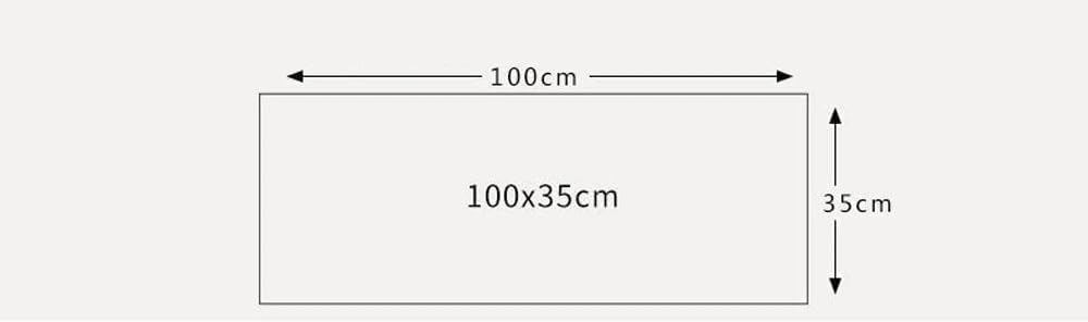 Dust-Proof Microwave Oven Cover for Kitchen Decor Durable Modern Design Kitchen Accessories - 100 * 35cm (Green Leaf)