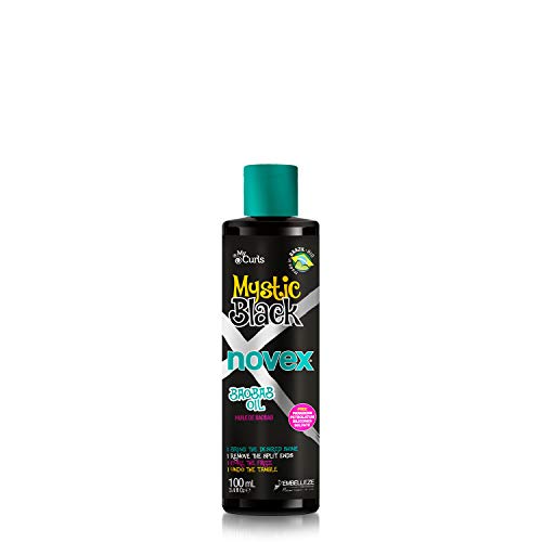 Novex Mystic Black Baobab Oil 3.4oz - Baobab Oil Protects, Adds Moisture, Controls Frizz, Enhances Shine