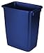Rubbermaid 1791161 Plastic Kitchen Wastebasket, Royal Blue, 21-Qt. - Quantity 6