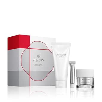 Shiseido Men's Cleanse & Moisturize Set - Face Cleanser, Revitalizer & Eye Cream