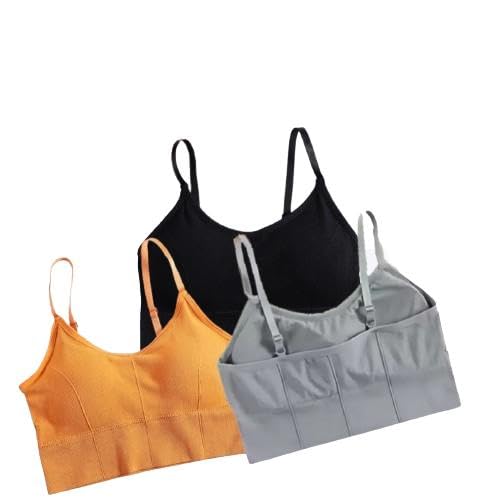 Image of Acnos 7 Colors Women's Wirefree Non Padded Super Combed Cotton Elastane Stretch Medium Coverage Everyday Bra with Concealed Shaper Panel and Adjustable