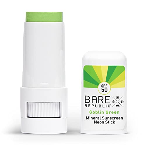 Bare Republic Neon Mineral Funscreen Sunscreen Spf 50 And Sunblock Sticks, Great For Concerts, Beach Days, And Kids, Variety Pack, 0.3 Oz Each, Packaging May Vary #TOP2