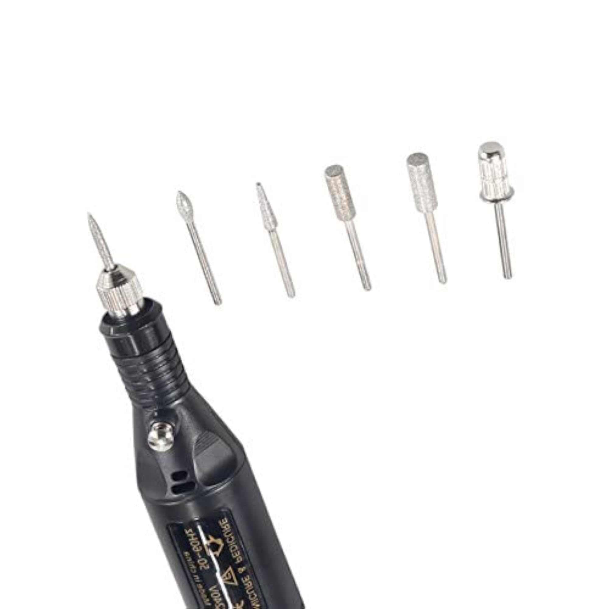20 Pcs Diamond Burr Drill Machine Manicure Kit