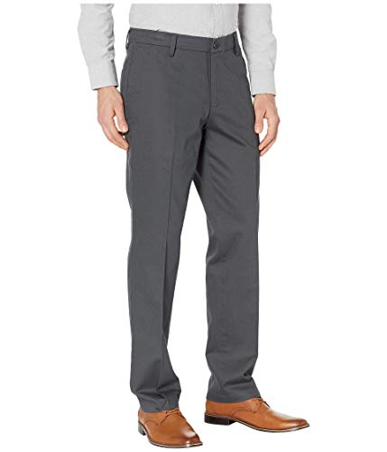 Image of Dockers Mens Straight Fit Signature Lux Cotton Stretch Khaki Pant - Creased
