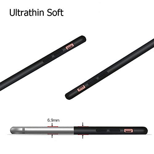 Image of Mobile Back Cover Case for Oneplus 7 (Silicone Case|CameraProtection|Black SC1510)