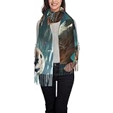 Modisch und vielseitig: Der Schal ist modisch und vielseitig, kann mit einer Vielzahl von Kleidungsstücken kombiniert werden, und kann auch als Kopftuch, Schal usw. verwendet werden. Es hat eine breite Palette von Anwendungen, fügt der Form Punkte hinzu und fügt eine modische Atmosphäre hinzu.