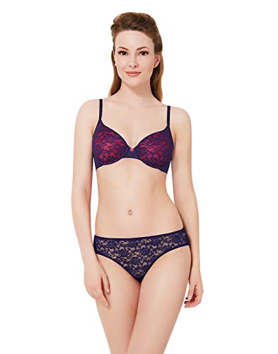 Image of Amante Lace Padded Underwire Full Coverage Bridal T-Shirt Bra