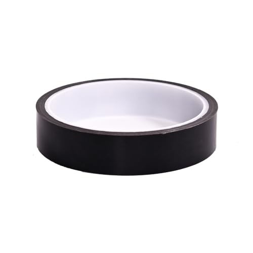 Image of High Temperature Adhesive Tape 4 Rolls Heat Resistant PTFE Fiberglass Tape 10mm /15mm /20mm /25mm (0.39 inch /0.59 inch /0.79 inch /0.98 inch) Width, 10m /33ft Length, Black