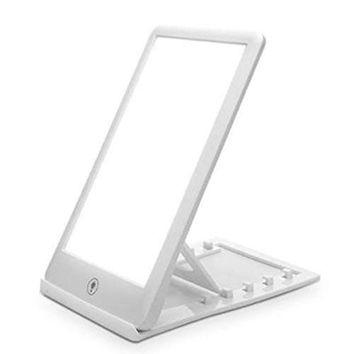 Tageslichtlampe 10000 lux, 3 Lichtfarben Lichtintensität einstellbar, LED Sonnenlicht, flimmer-, UV-frei, Lichttherapielampe gegen Depressionen