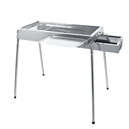Planche d'assaisonnement et poêle barbecue pliable en maille inox - 2