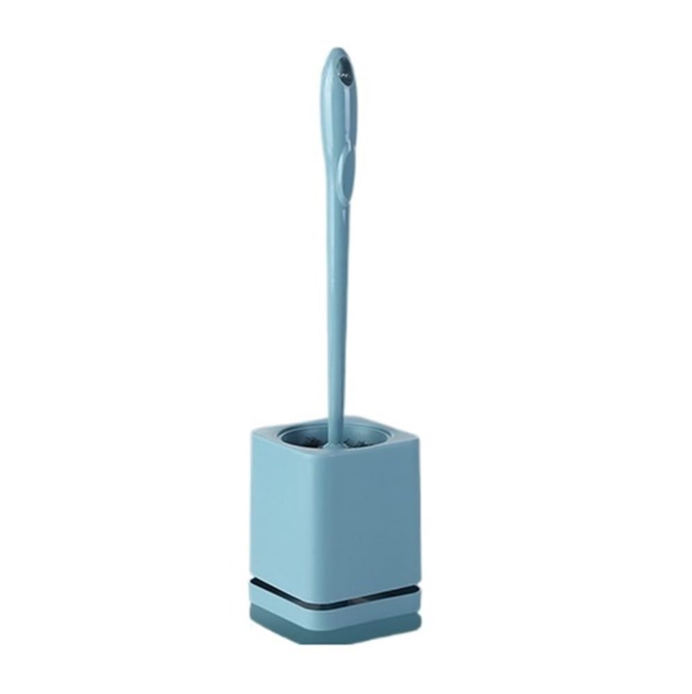 Toilet Brush Household Plastic Long Handle Punch-Free Wall-Mounted Floor Cleaning Set Clean