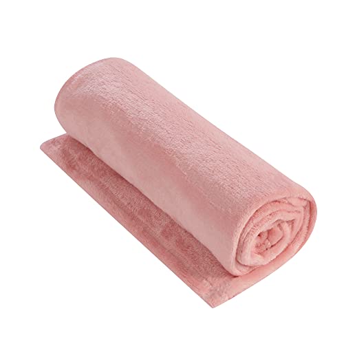 Image of Baby Blanket for Boys Girls Super Soft Blanket,Fluffy WarmLightweight Baby Receiving Blankets,Double Layer with Dotted Backing for Toddler Nursery (Pink, 30 * 40inch)