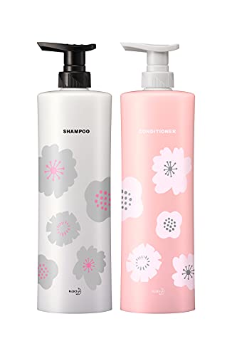スマートホルダー セット 〔 シャンプー & コンディショナー 〕 フラワー (デザイン No.119) ※花王のシャン...
