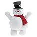 Peluche pupazzo di neve, pupazzo di neve di Natale che balla peluche, figurine di bambola pupazzo di neve in resina dipinte a mano, giocattolo decorativo lavabile, per compleanno, Halloween e Natale
